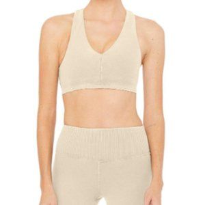 ALO Yoga Sandstone Base Bra - Small